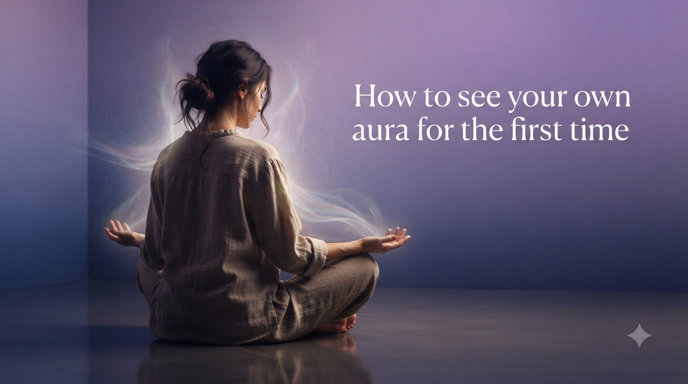 How to see your own aura for the first time
