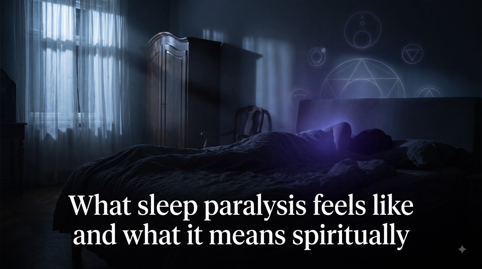 What sleep paralysis feels like and what it means spiritually