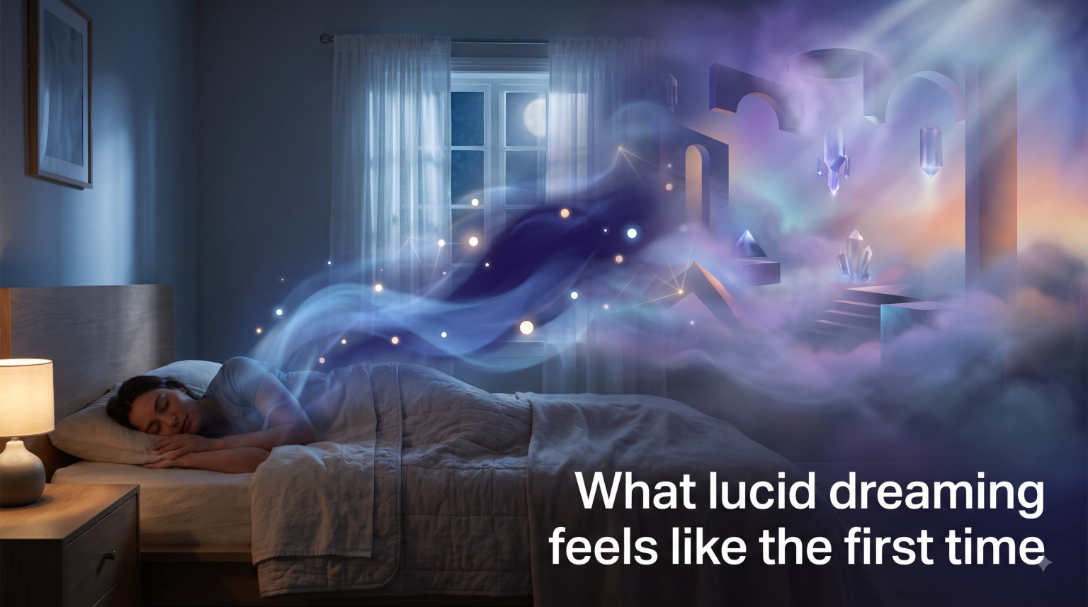 What lucid dreaming feels like the first time