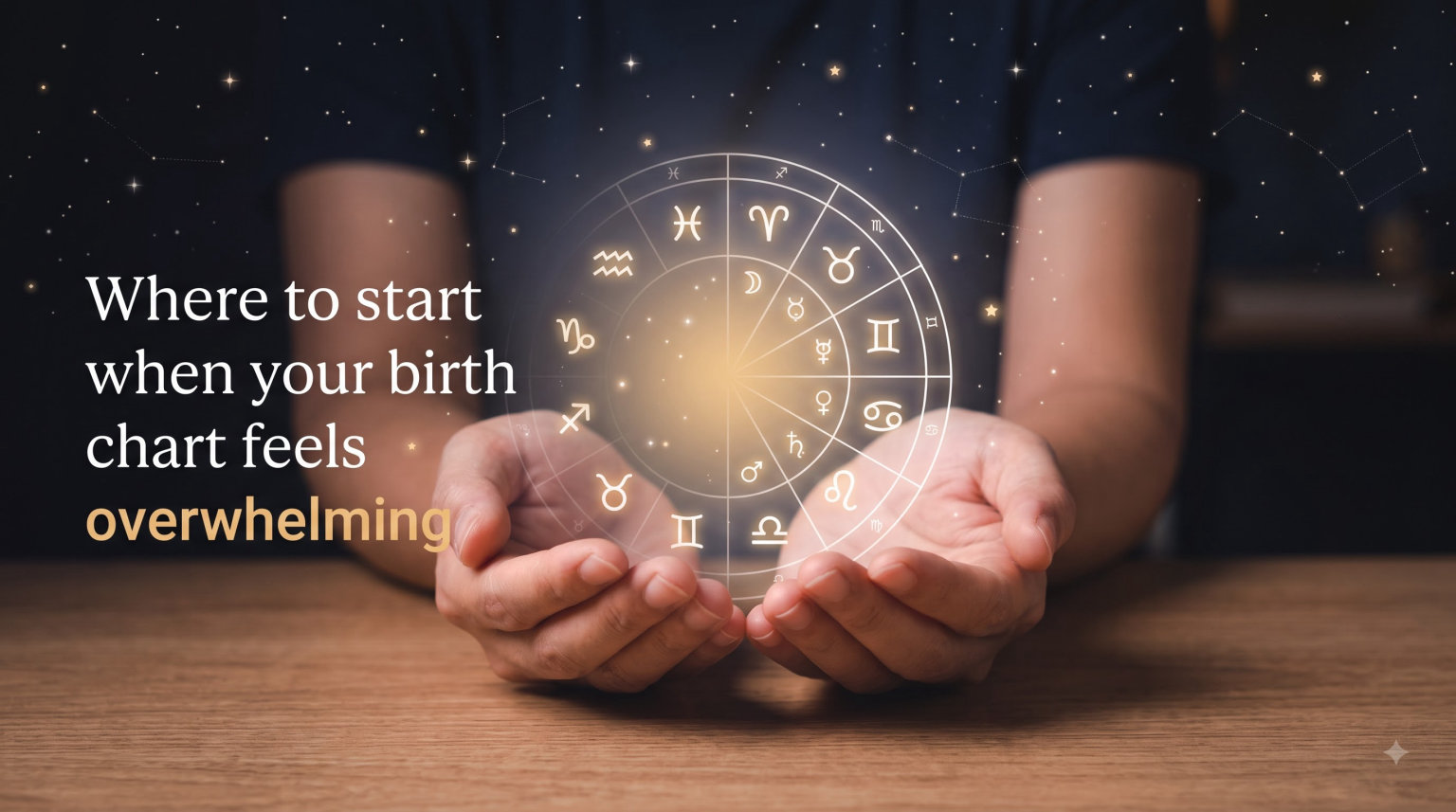Where to start when your birth chart feels overwhelming