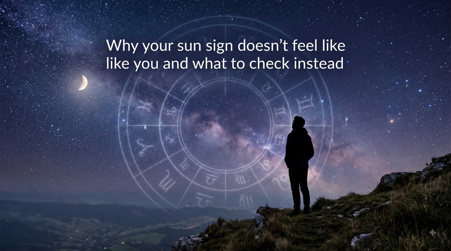 Why your sun sign doesn't feel like you and what to check instead