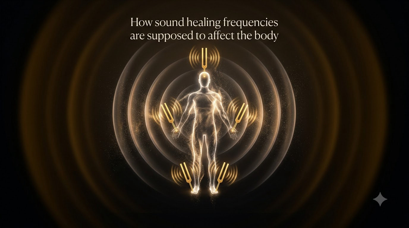 How sound healing frequencies are supposed to affect the body