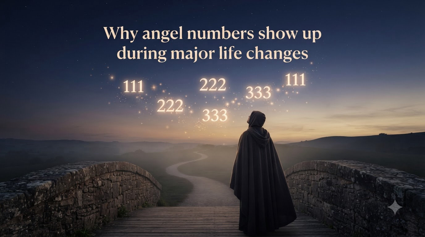 Why angel numbers show up during major life changes