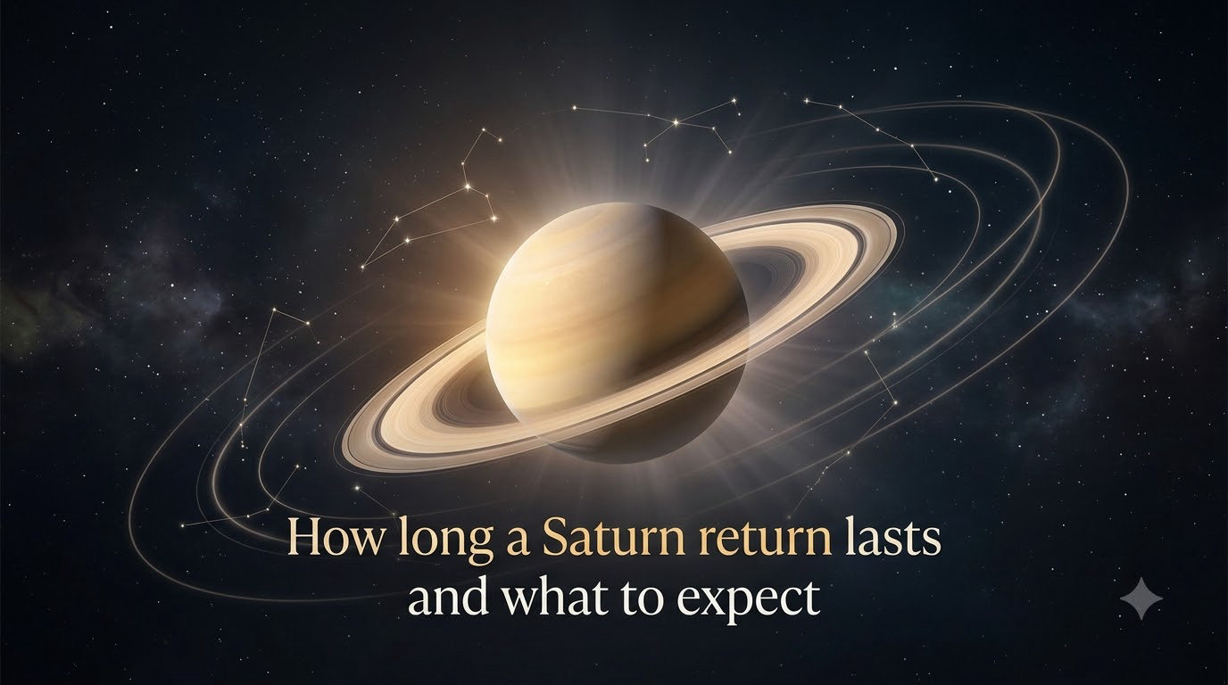 How long a Saturn return lasts and what to expect