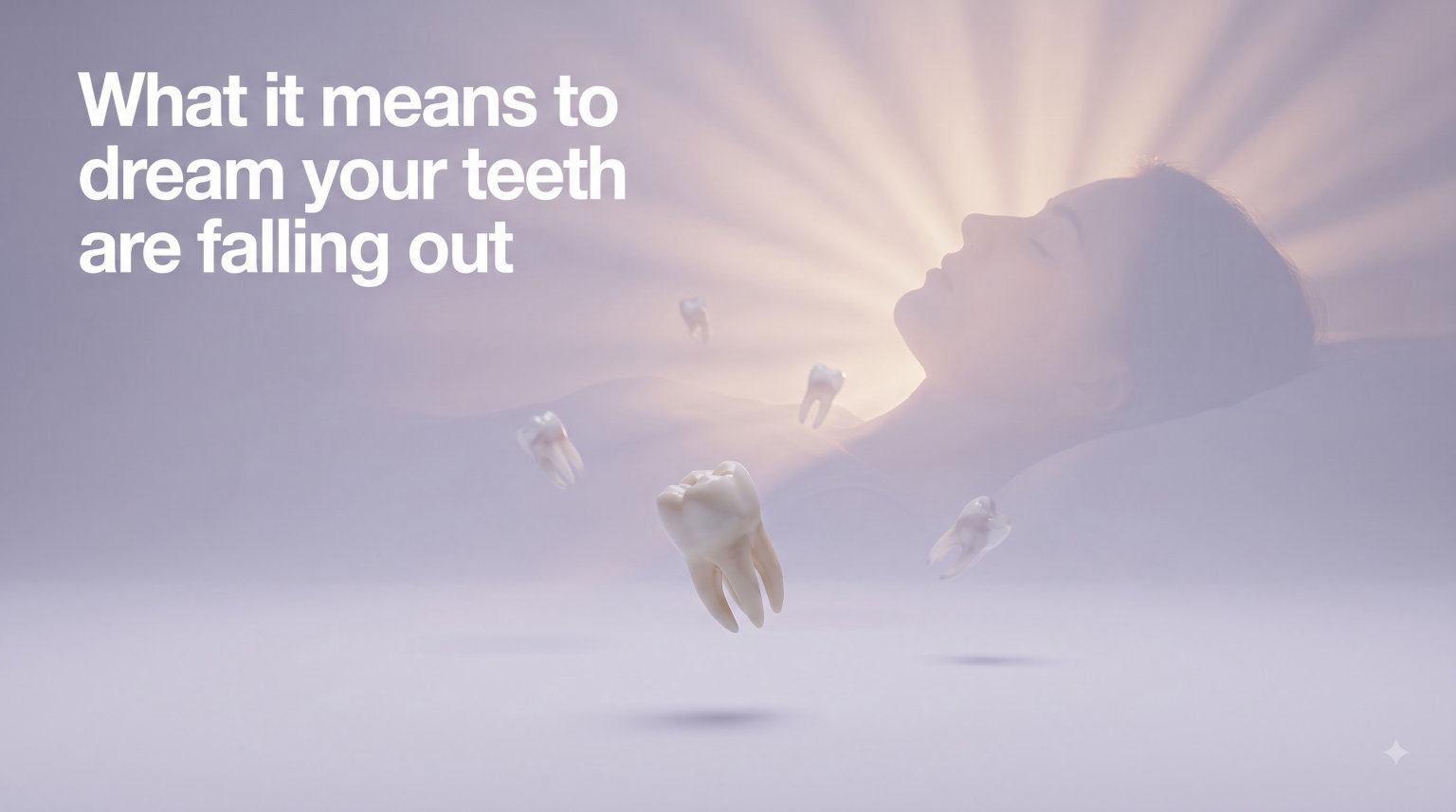 What it means to dream your teeth are falling out