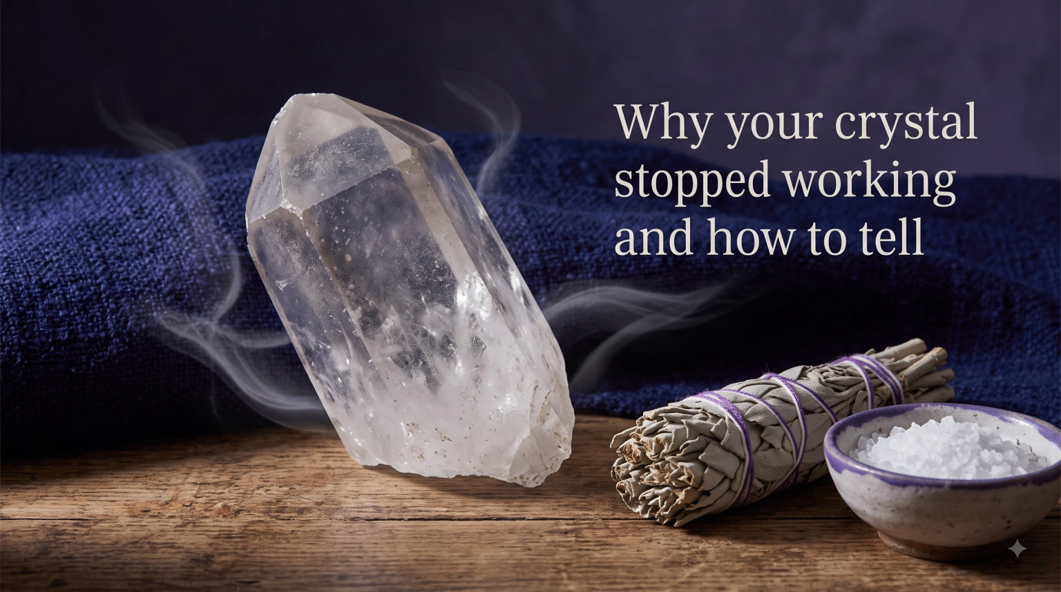 Why your crystal stopped working and how to tell