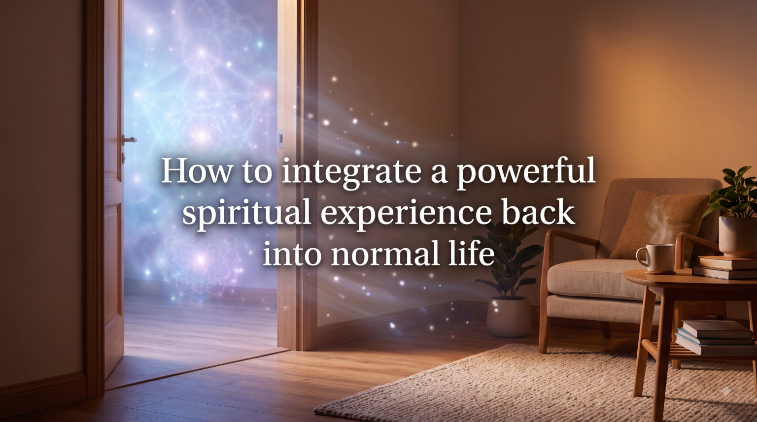 How to integrate a powerful spiritual experience back into normal life