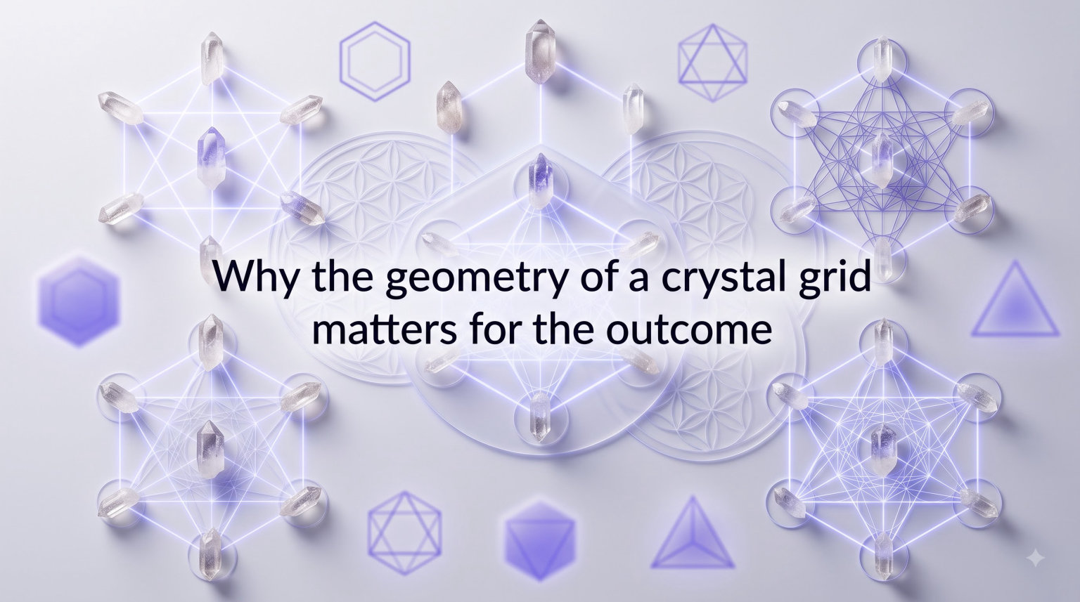 Why the geometry of a crystal grid matters for the outcome