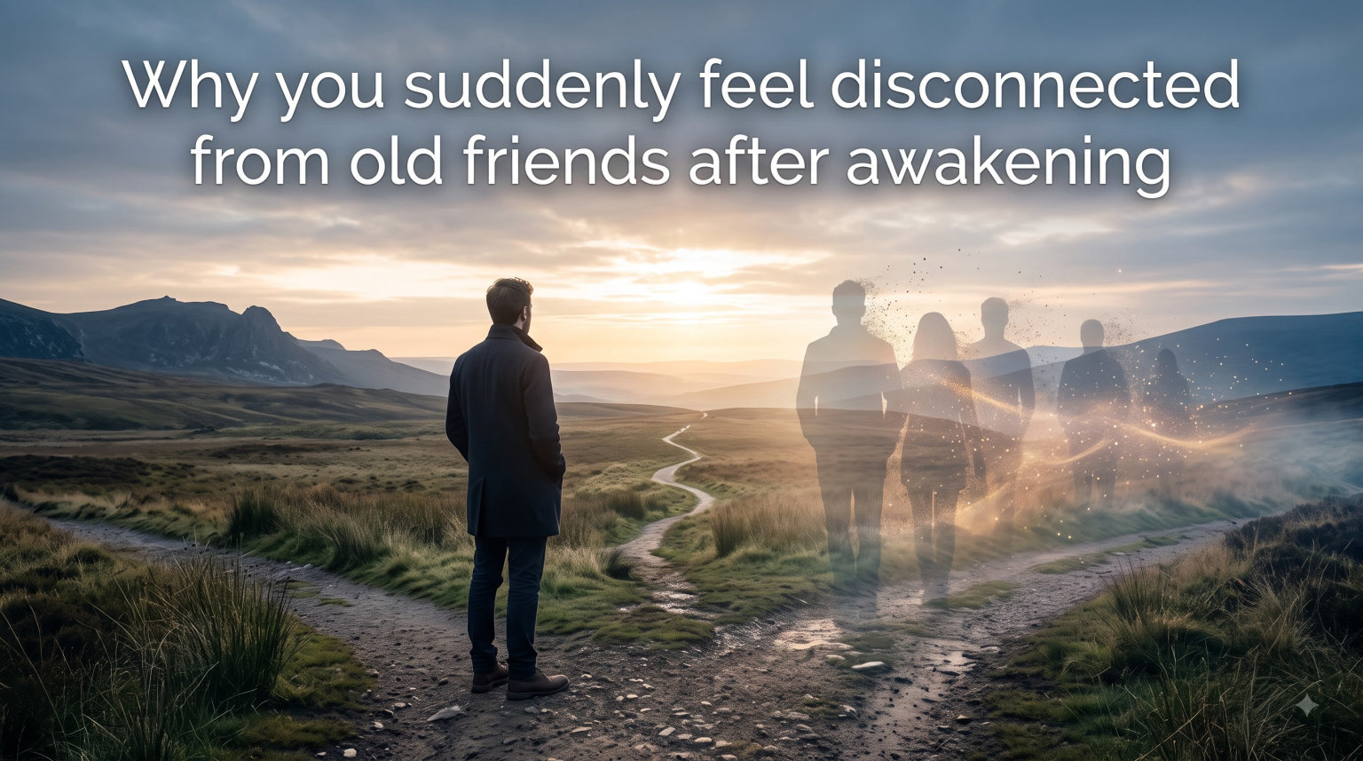 Why you suddenly feel disconnected from old friends after awakening