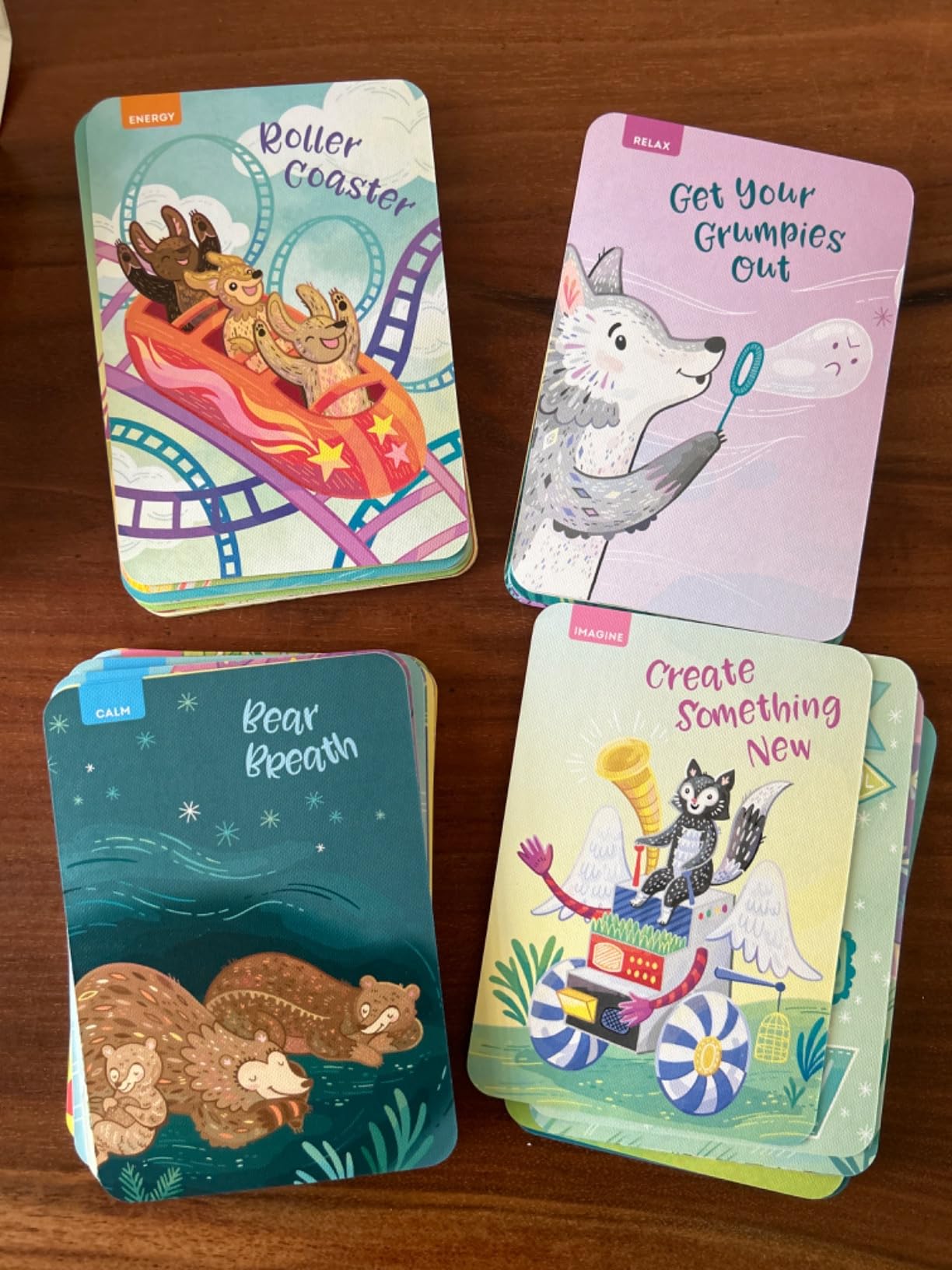 Breathe Like a Bear Mindfulness Cards: 50 Mindful Activities for Kids (Big Cards for Little Hands) customer photo 2