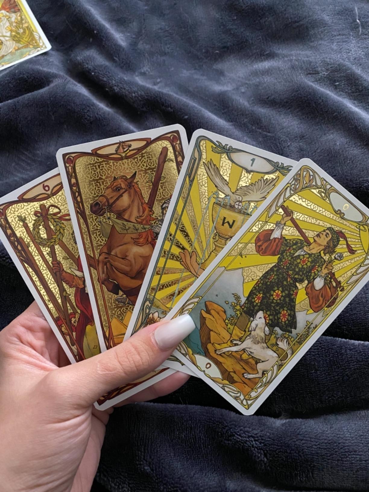 Golden Art Nouveau Tarot customer photo 1