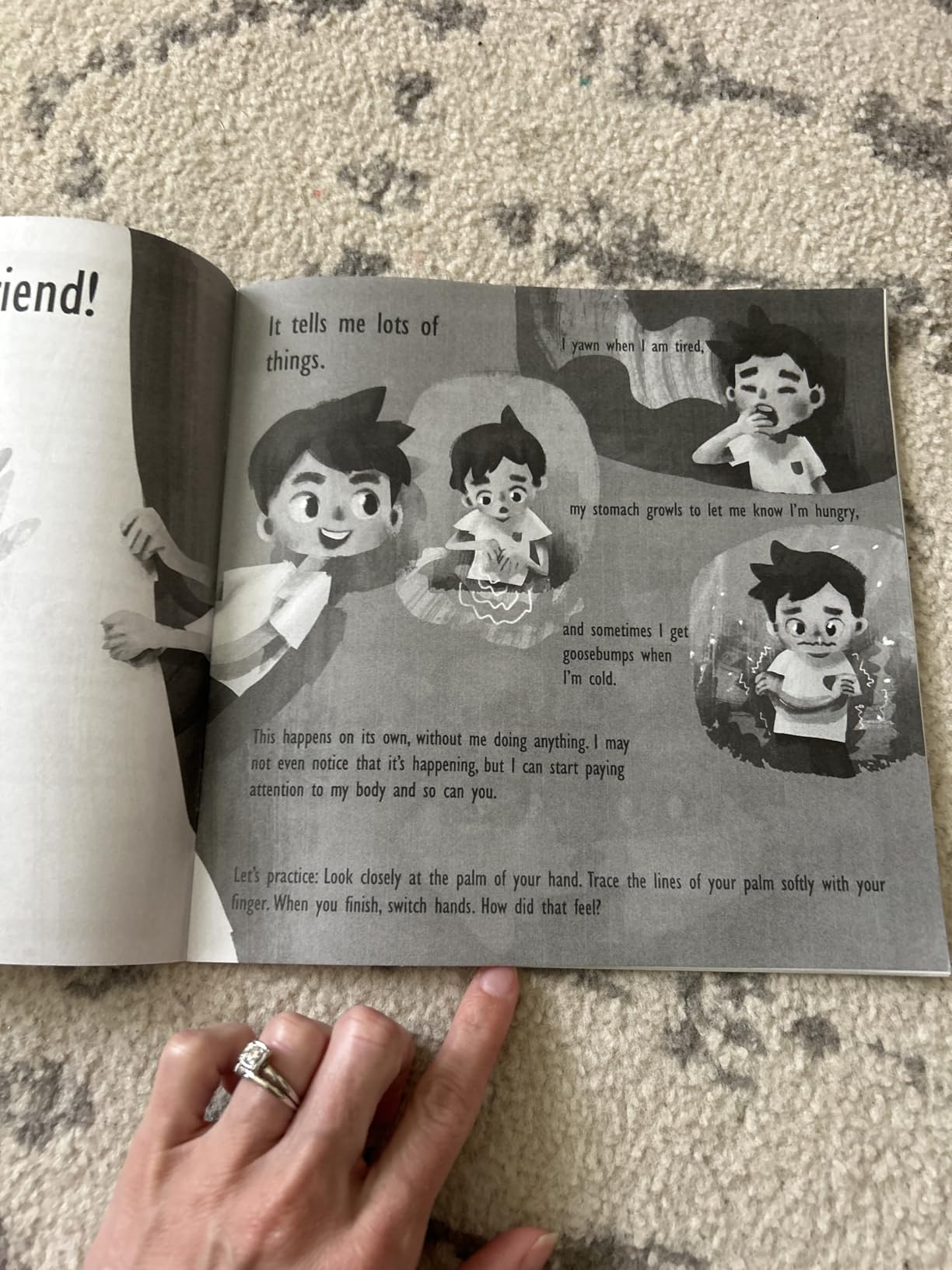 Listening to My Body: A guide to helping kids understand the connection between their sensations and feelings so that they can get better at figuring out what they need. customer photo 1