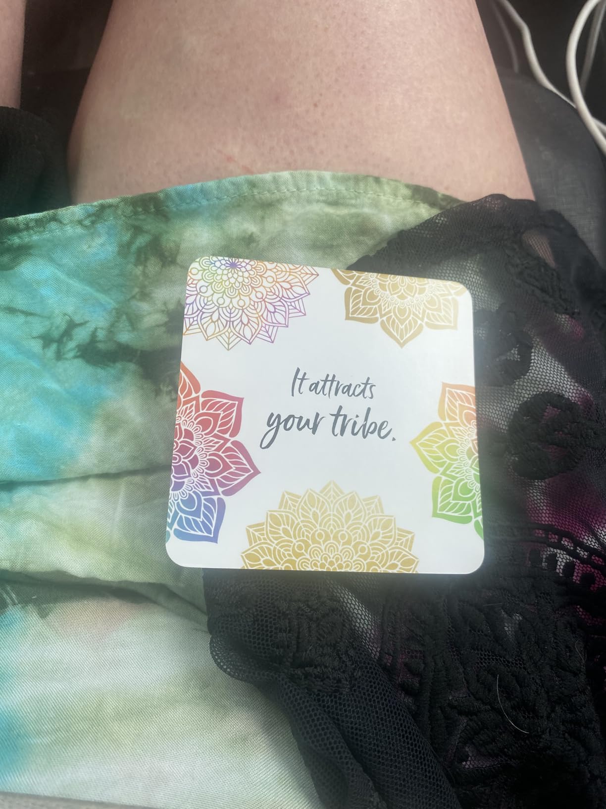 Inner Fucking Peace Motivational Card Deck (60 Pack) customer photo 1