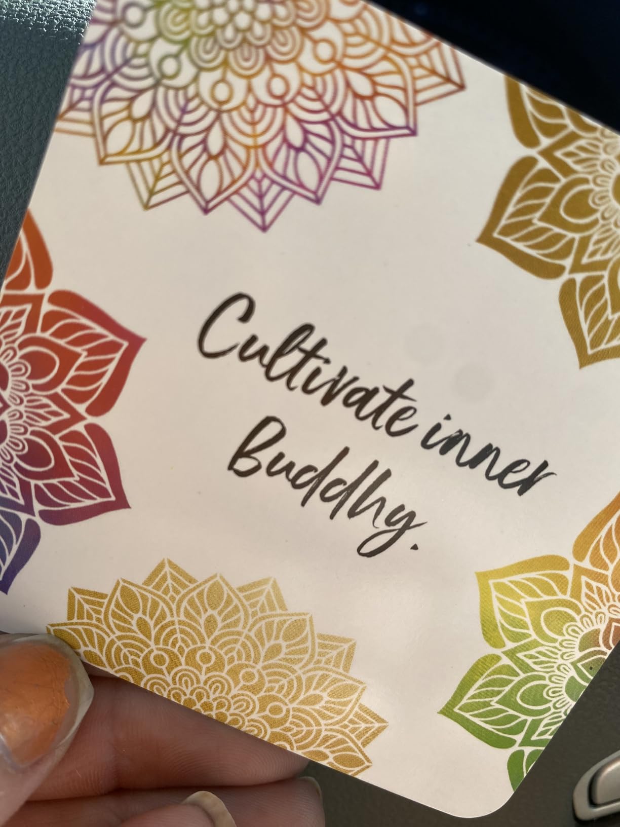 Inner Fucking Peace Motivational Card Deck (60 Pack) customer photo 2