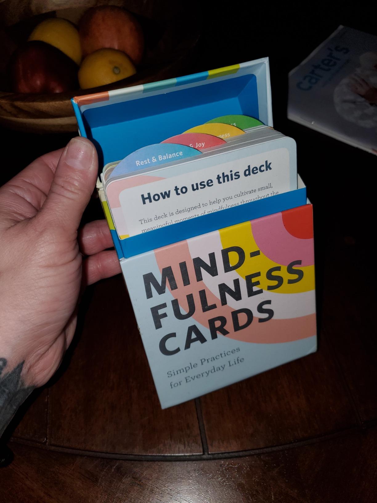Mindfulness Cards: Simple Practices for Everyday Life customer photo 1