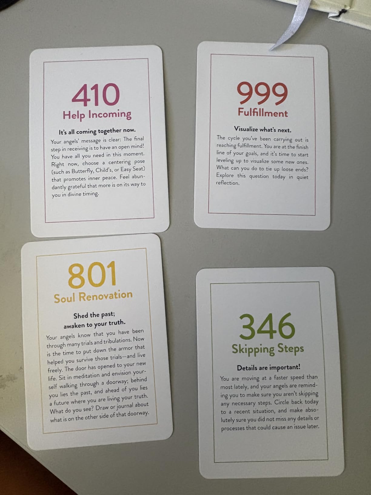 The Angel Numbers Deck: Draw a Card and Discover Your Spirit Guides' Divine Message customer photo 1