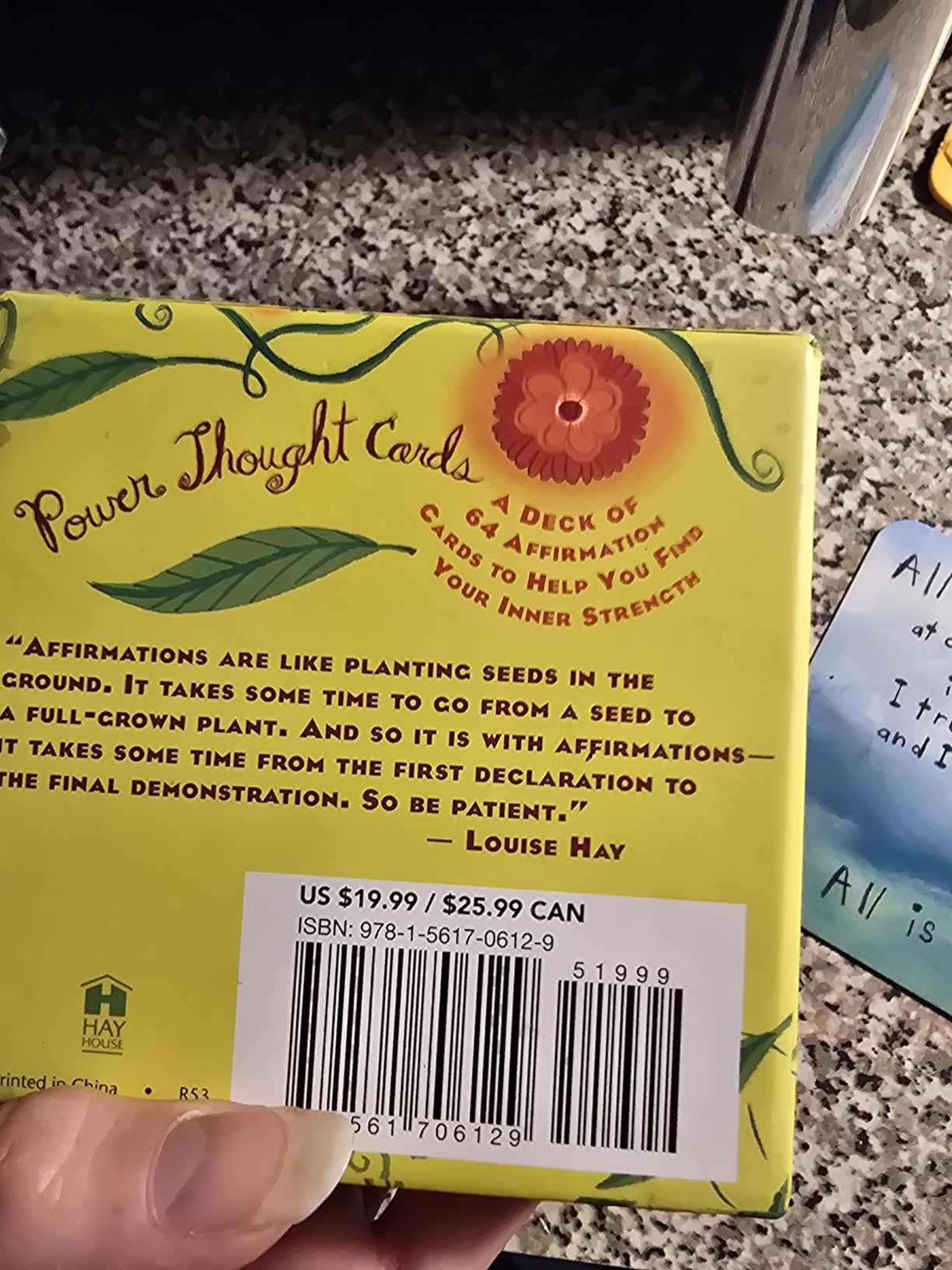 Power Thought Cards: A 64 Card Deck (Box Set) customer photo 2