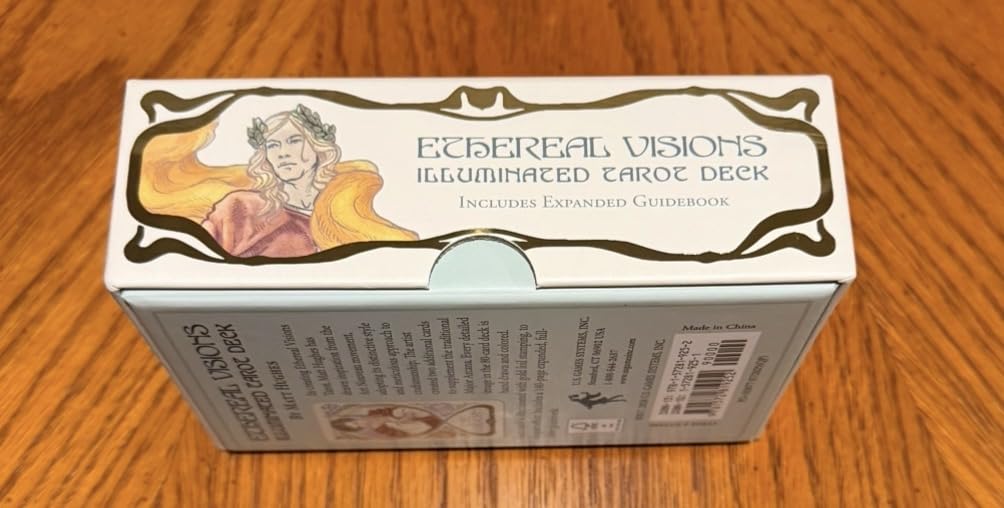 Ethereal Visions Illuminated Tarot Deck: Elegant 80-Card Art Nouveau Tarot Deck with Gold Foil, Full-Color 140-Page Guidebook, Hand-Drawn Illustrations customer photo 1