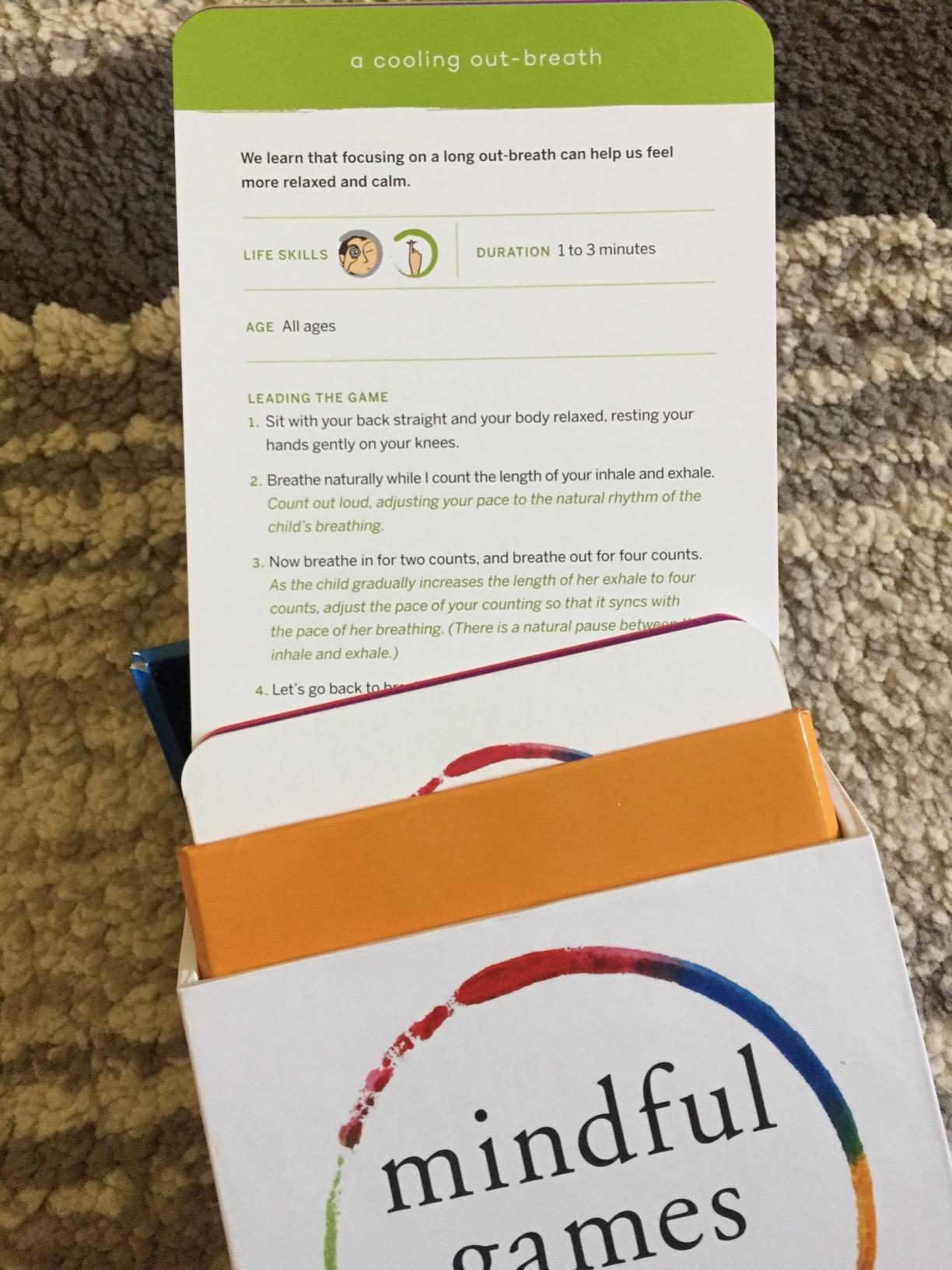 Mindful Games Activity Cards: 55 Fun Ways to Share Mindfulness with Kids and Teens customer photo 2
