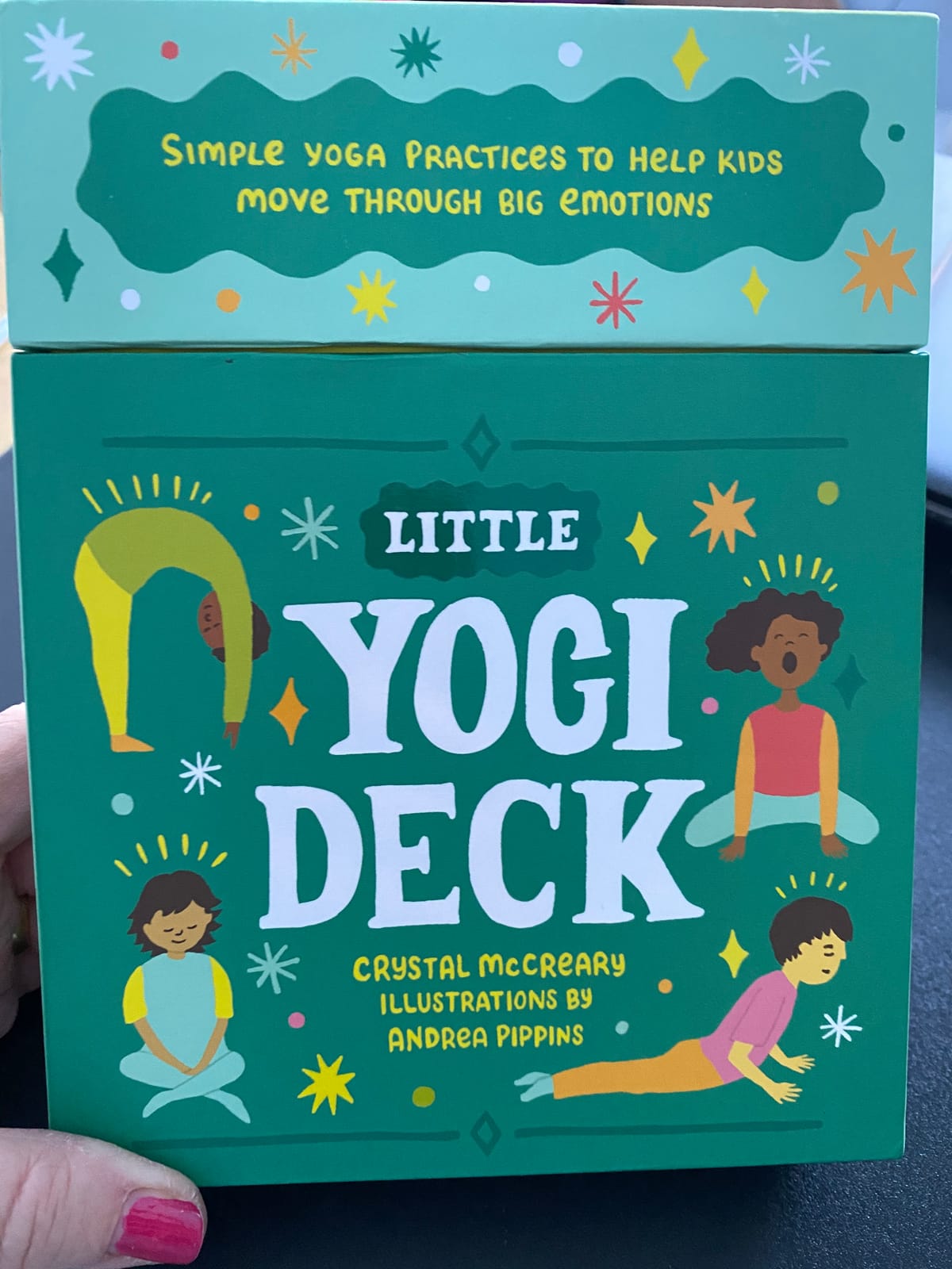 Little Yogi Deck: Simple Yoga Practices to Help Kids Move Through Big Emotions customer photo 1