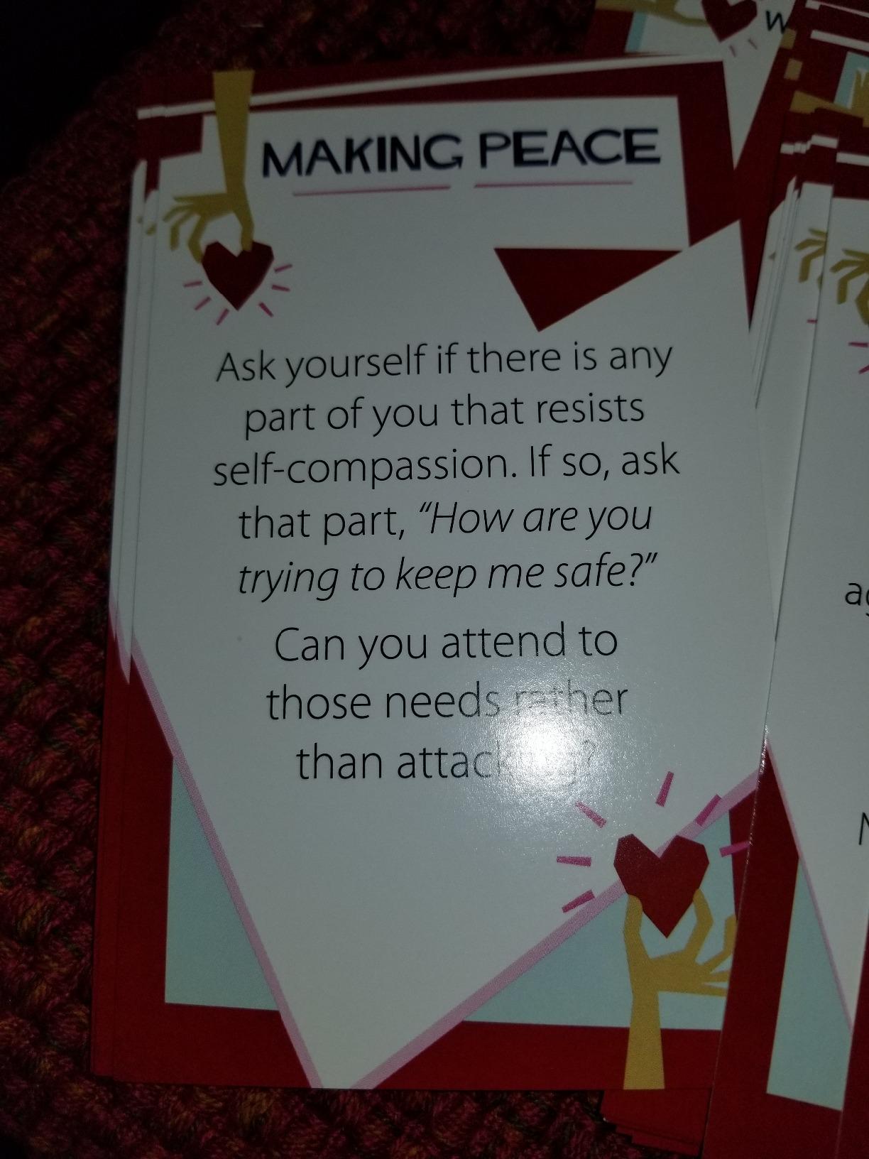 The Self-Compassion Deck: 50 Mindfulness-Based Practices customer photo 2