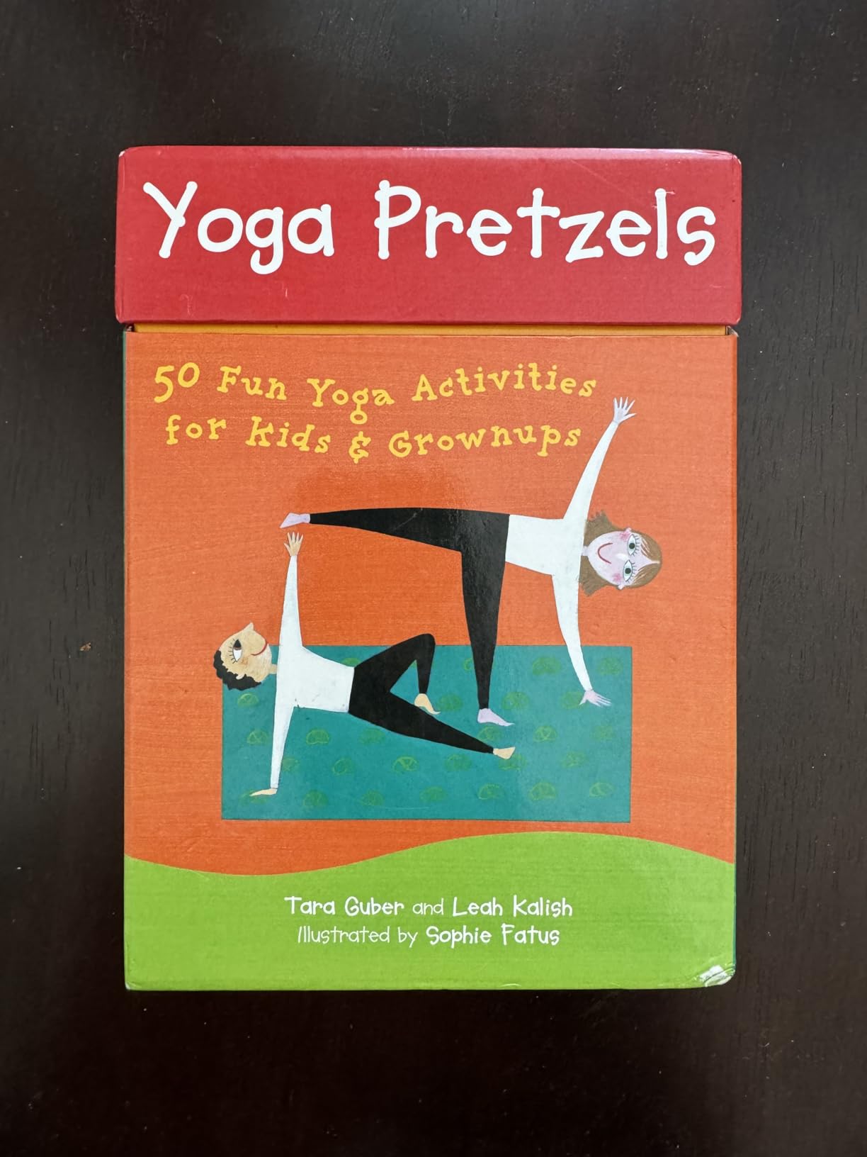 Yoga Pretzels: 50 Fun Yoga Activities for Kids & Grownups (Barefoot Books Activity Decks) customer photo 2
