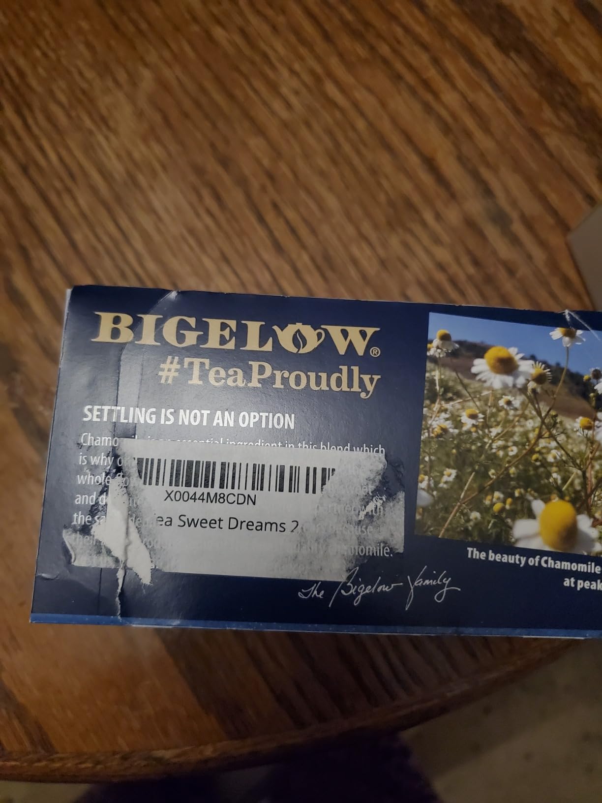 Bigelow Sweet Dreams Herbal Tea 28-Count Box, Relaxing Blend of Chamomile & Mint Caffeine-Free Nighttime Herbal Tea customer photo 2
