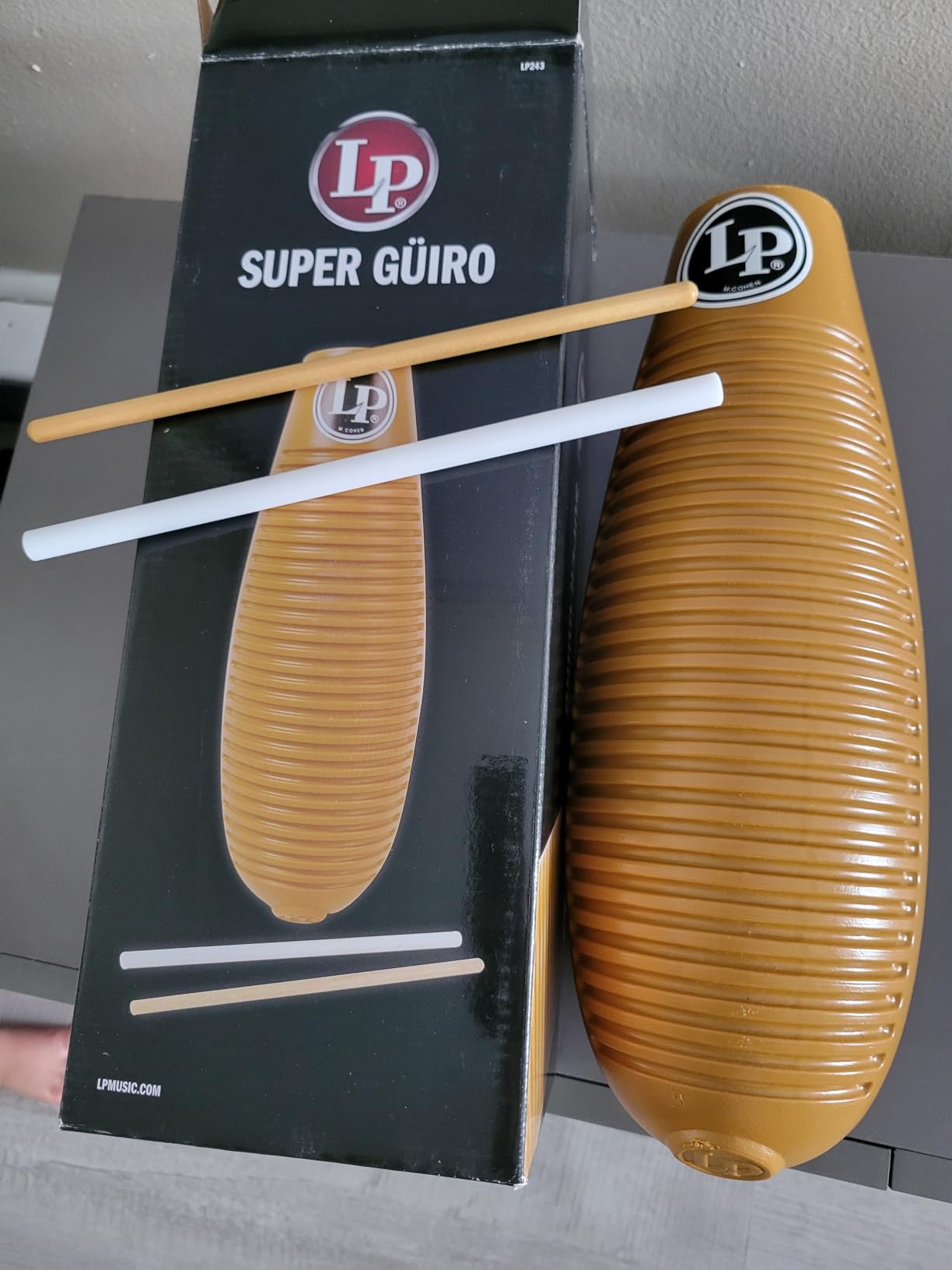 Latin Percussion LP243 Super Guiro with 2 Scrapers customer photo 1