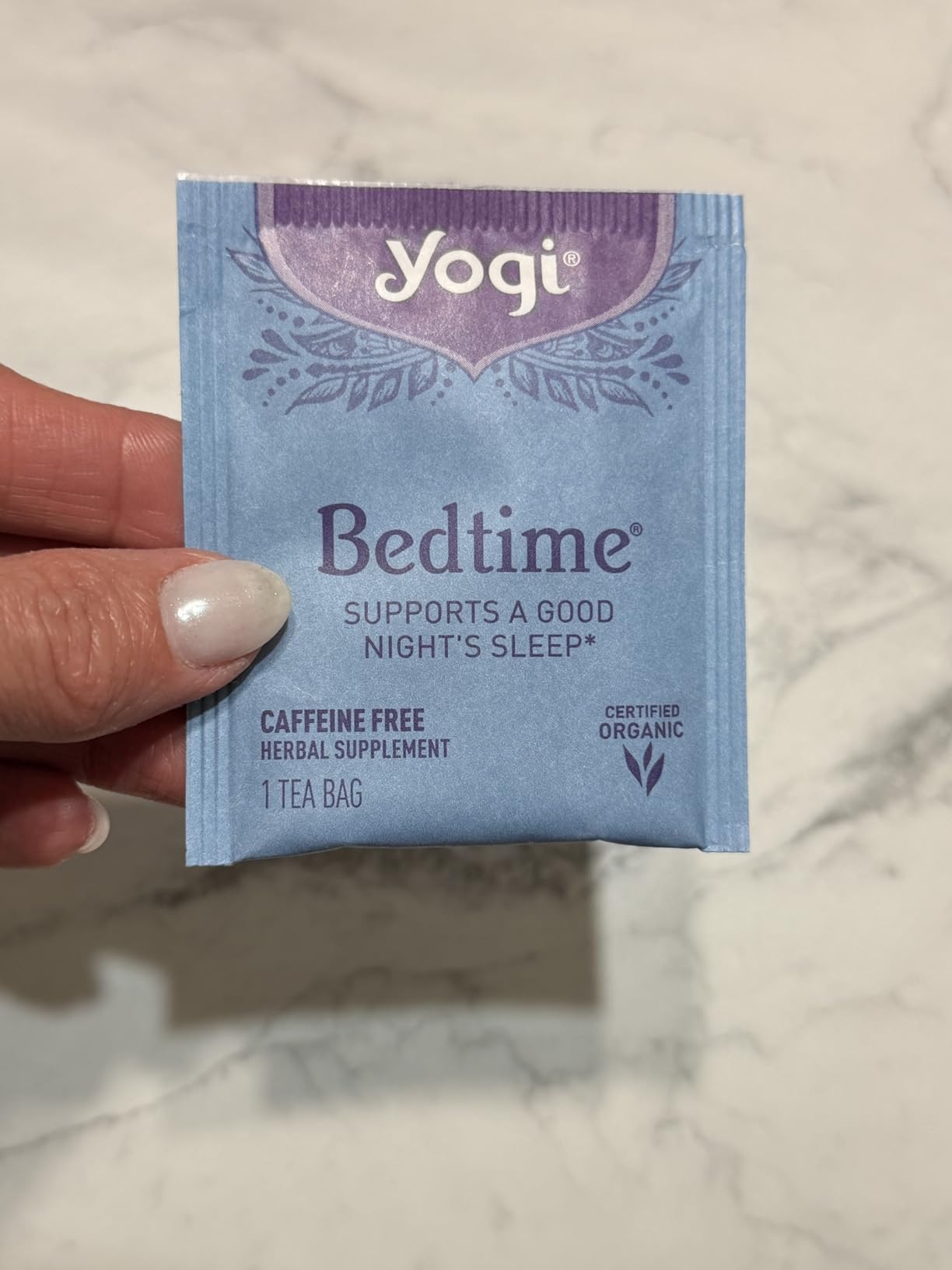 Yogi Bedtime (6 Pack) - Supports a Good Night's Sleep - Tea with Passionflower, Chamomile, Valerian Root, and Lavender - 96 Tea Bags customer photo 2