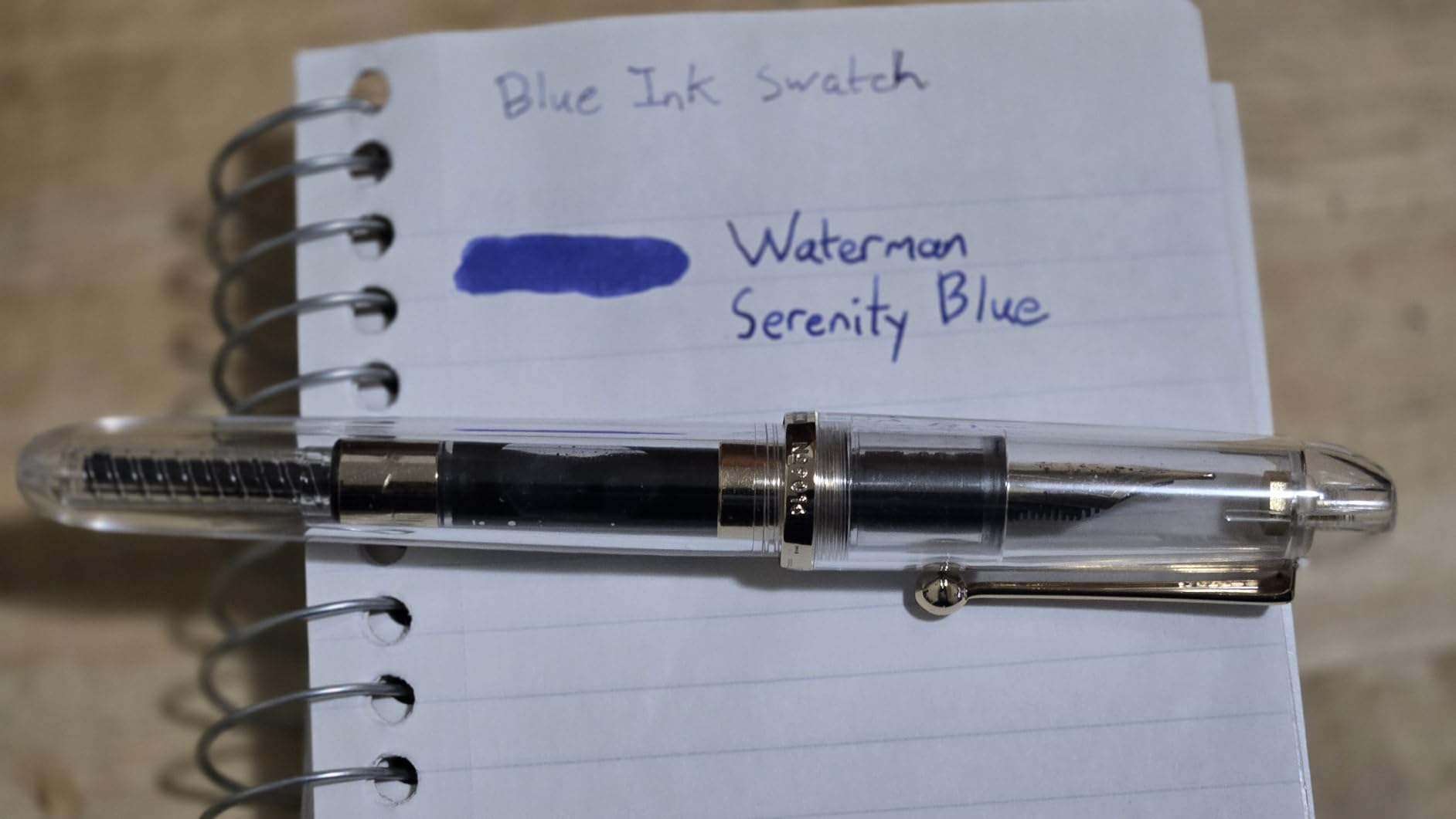 Waterman Fountain Pen Ink Bottle, Mysterious Blue, 50ml customer photo 2