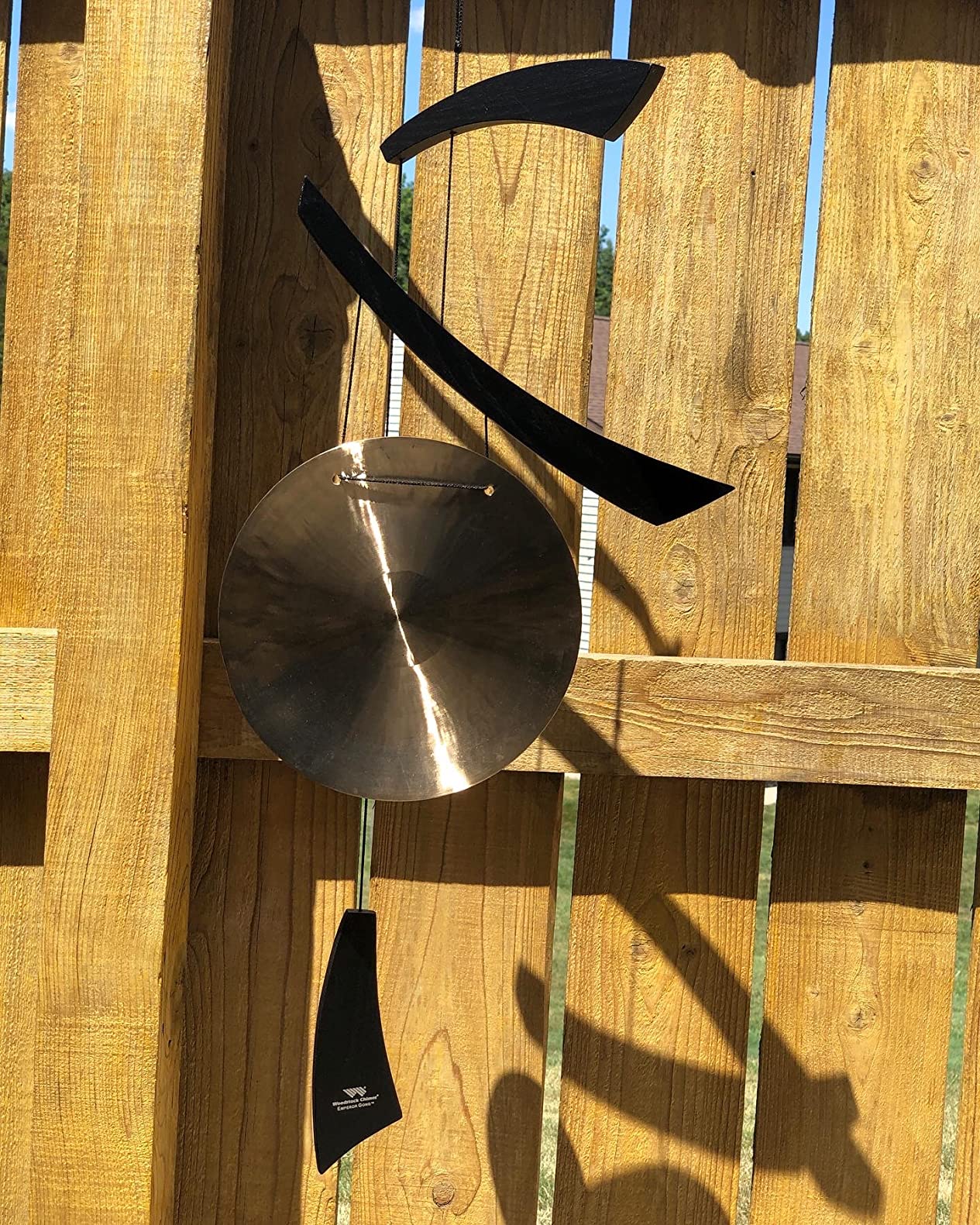 Woodstock Chimes Signature Collection, Emperor Gong, Small (23'') Natural, Wind Gongs for Outdoor, Patio, Home or Garden Decor (EGCS) customer photo 1