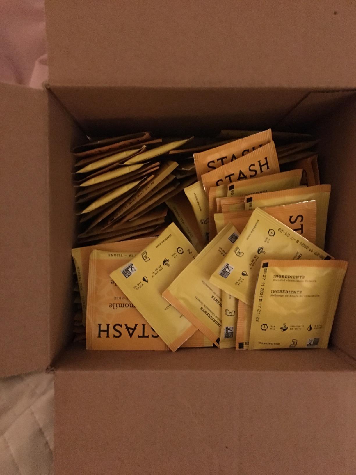 Stash Tea Chamomile Herbal Tea, 100 Count customer photo 1