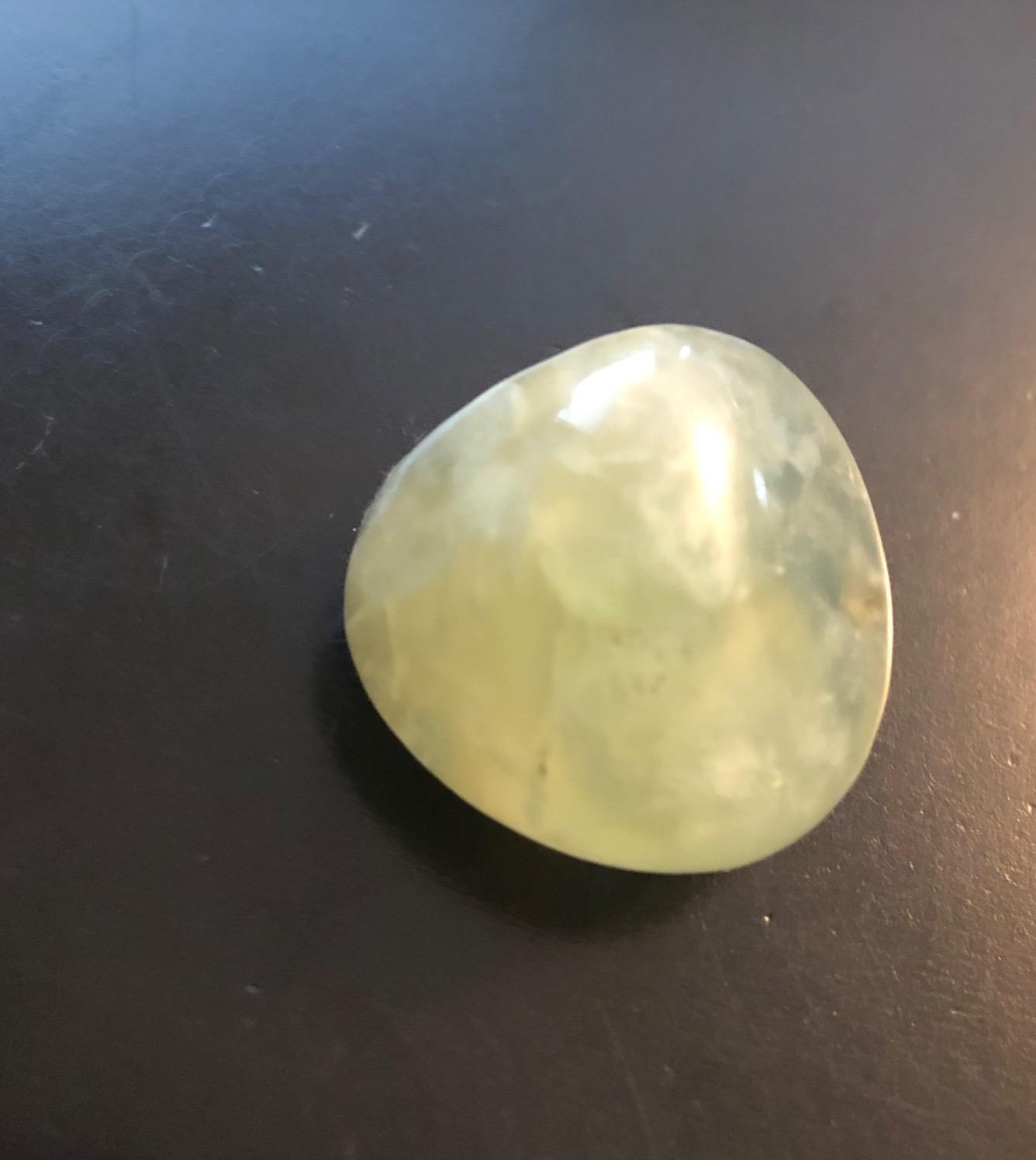 GeoFossils Epidote in Prehnite Tumble Stone (20-25mm) 5 Pack customer photo 1