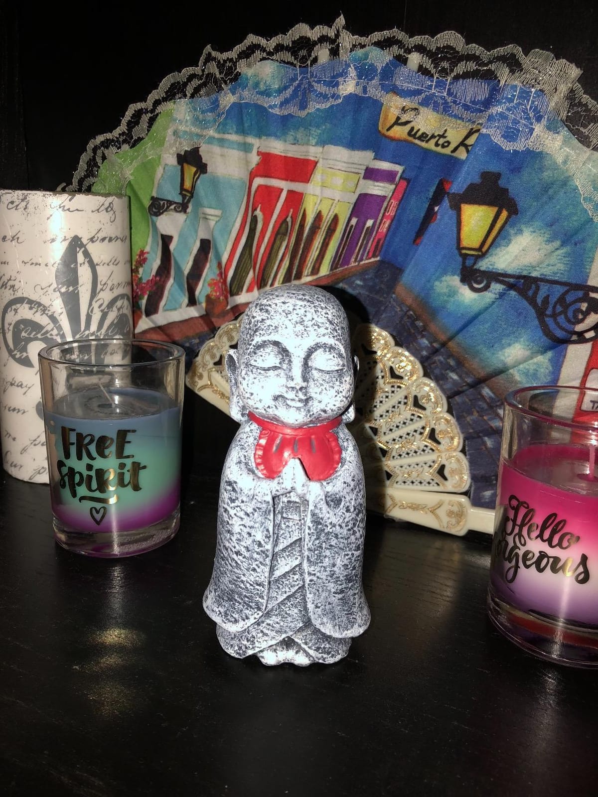 Ksitigarbha Jizo Ojizo-Sama Japanese Buddha Statue customer photo 1