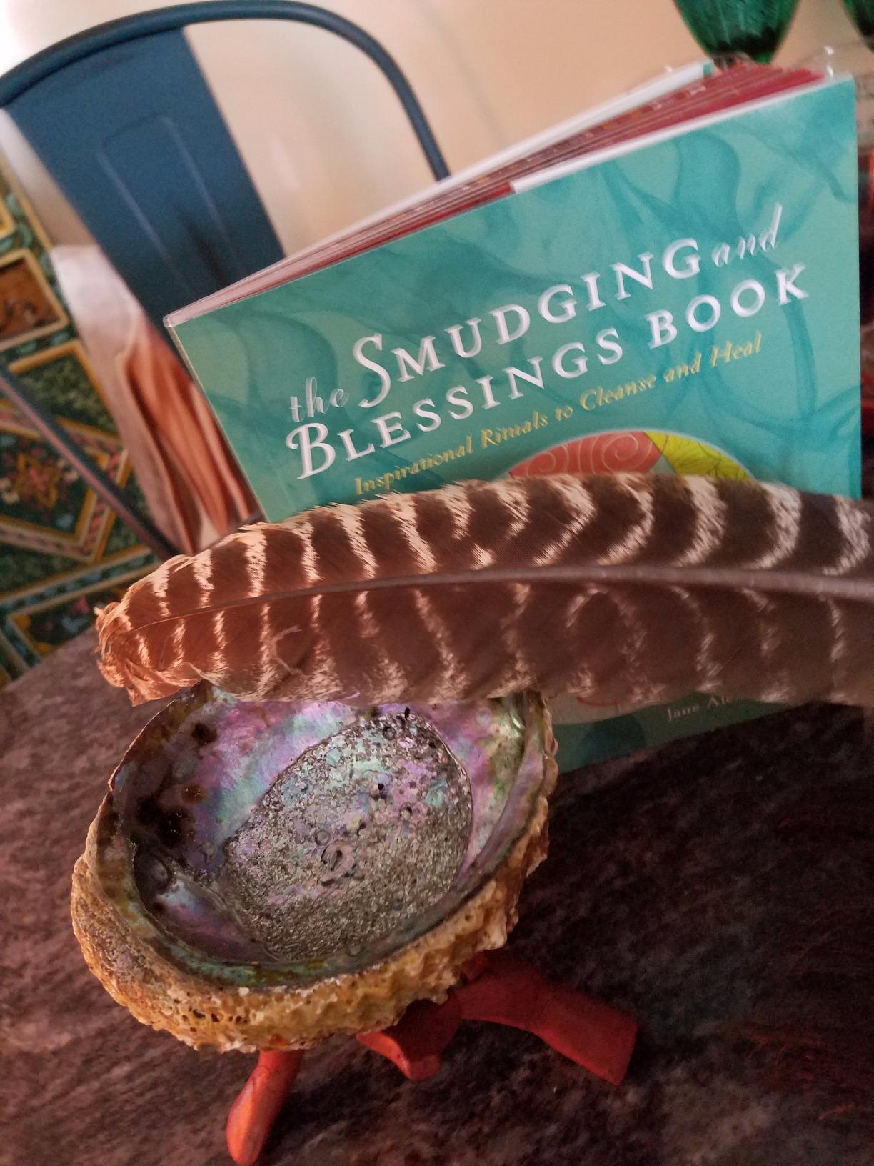 Grade A Barred Turkey Smudging Feather (no stains, cuts, pieces missing) customer photo 1
