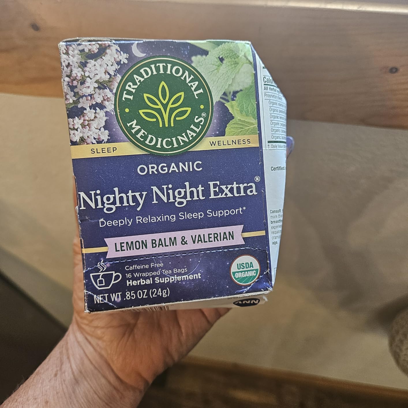 Traditional Medicinals Organic Nighty Night Extra Herbal Tea, 16 Tea Bags customer photo 1