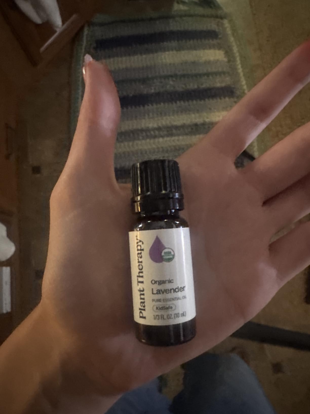 Plant Therapy Organic Lavender Essential Oil 10 mL (1/3 oz), USDA Certified | Pure, Undiluted, USDA Certified Organic, Great for Aromatherapy Diffusers, Relaxation, Body Care, and Healthy Skin/Hair customer photo 1