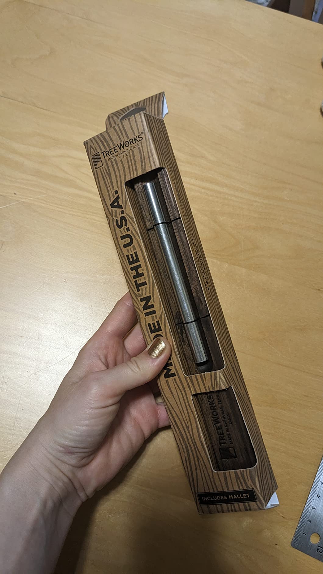 TreeWorks Chimes Energy Chime, Single Note -- MADE IN U.S.A. -- For Meditation, Classrooms, Sound Healing or Yoga, Includes Mallet customer photo 1