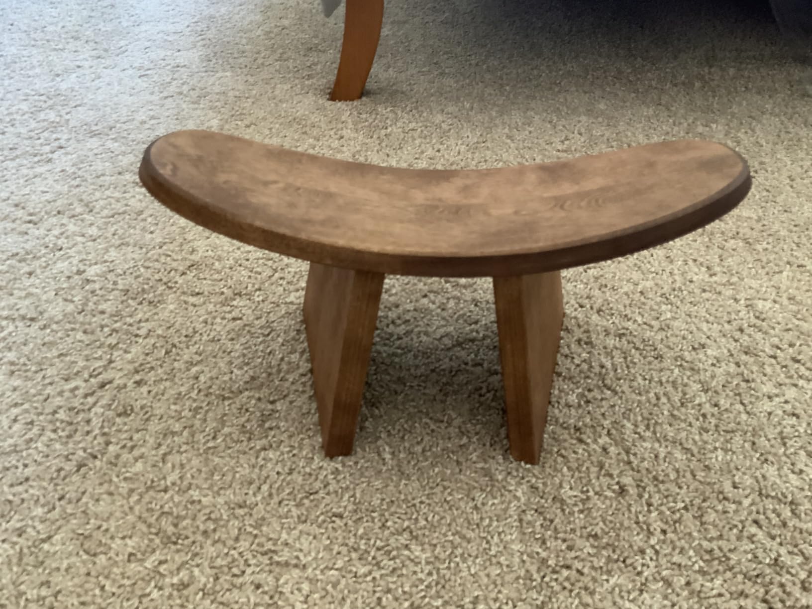 Meditation Bench IKUKO, Travel Yoga Stool, Walnut, Standard | BLUECONY Original Portable Version With Bag, Seiza Stool Locally Handmade, Wooden Kneeling Yoga Bench, Standard 7