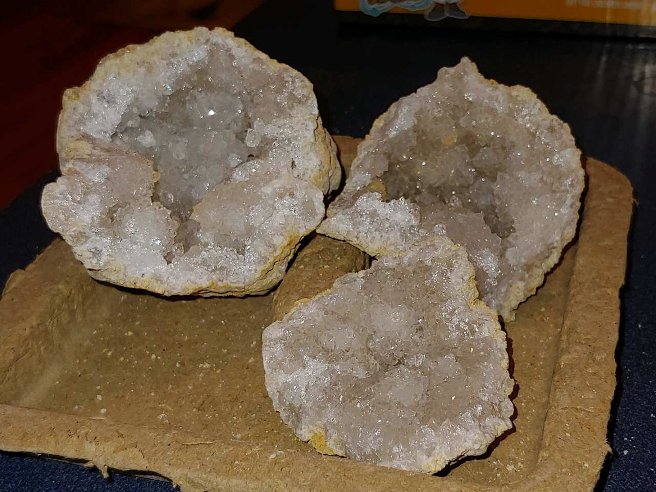 Blue Marble Break Open A Gigantic Geode - Break Your Own Large Geode with Crystals, Earth Science Kit for Kids to Learn Geology customer photo 2
