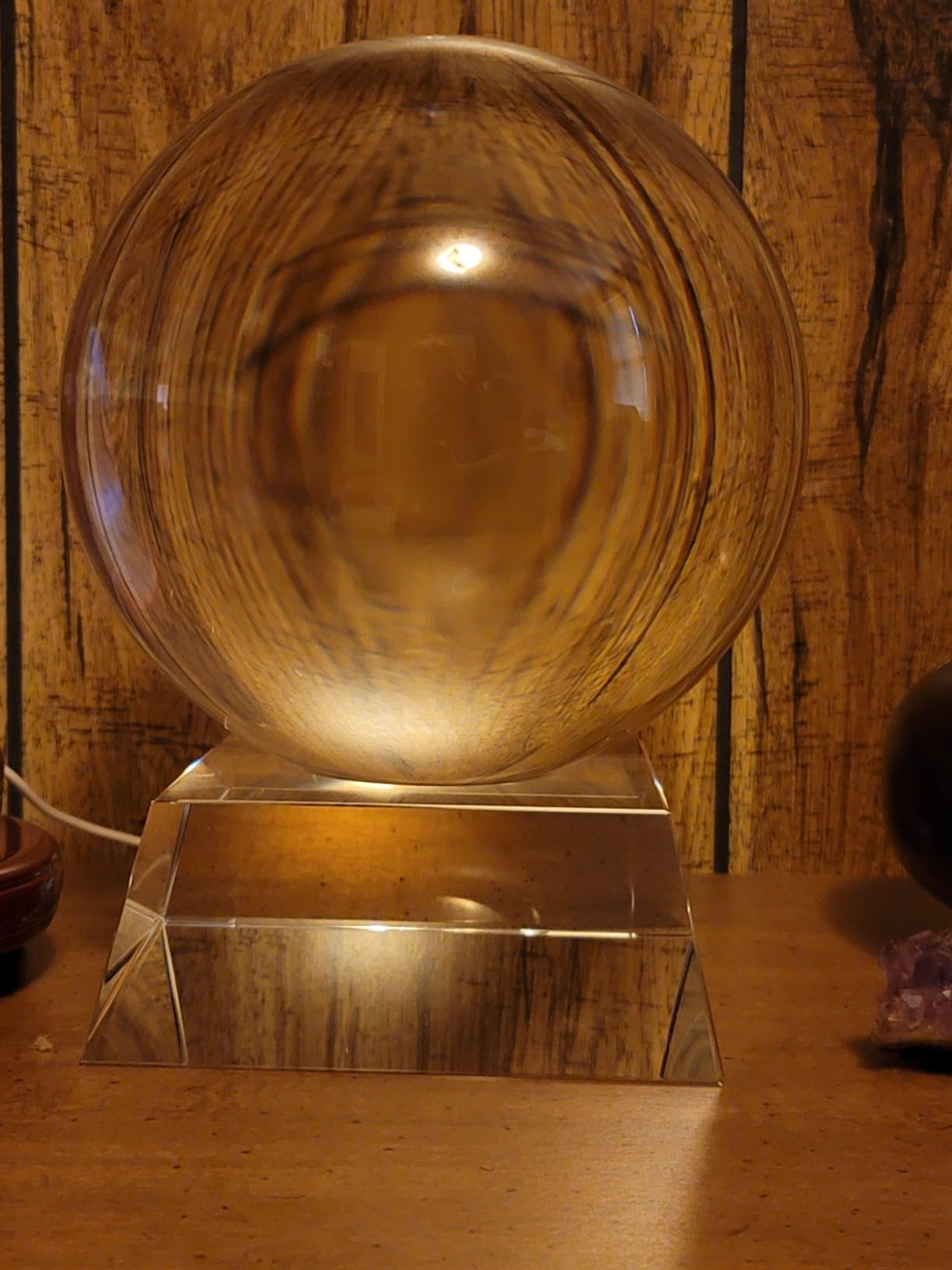 Amlong Crystal Angled Crystal Stand for 5 Inch (130mm) Crystal Ball customer photo 2