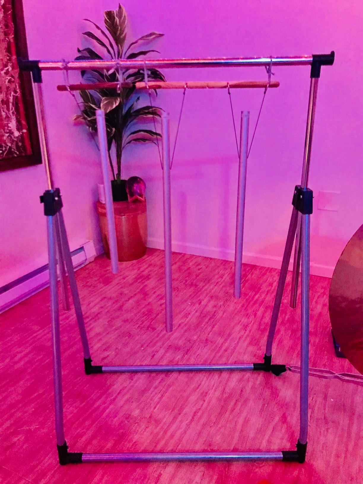 528 Hz Healing Tuned Pipe DNA Repair with Mallet & Hand Stand by TFS Tuningforkshop customer photo 1