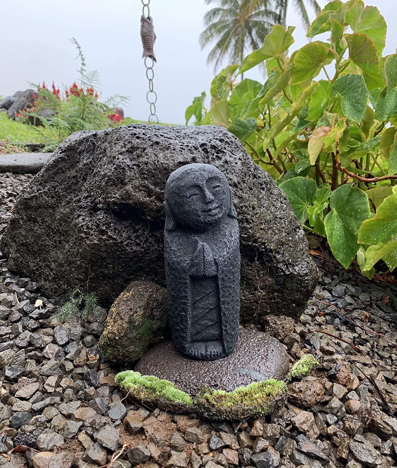 Japanese Jizo Bodhisattva - Serene Guardian Home and Garden Buddha Statue customer photo 1