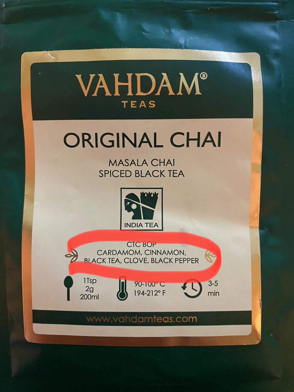 VAHDAM World Top 20 Favourites Tea Sampler Set | Loose Leaf Tea (100+ Cups) | Tea Variety Pack with Green, Herbal, Black & Chai Brew | Vacuum Sealed For Freshness | Brew Hot & Cold customer photo 2