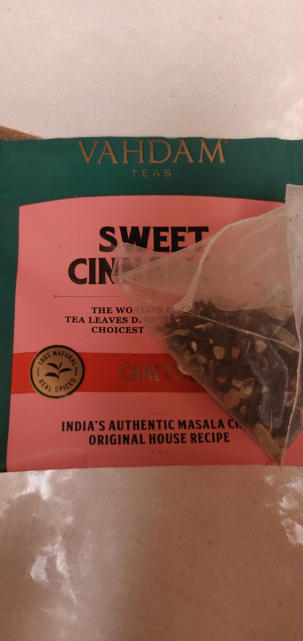 VAHDAM, Assorted Chai Tea Bags Sampler (5 Flavors, 20 Ecofriendly Pyramid Tea bags) | Gift Ideas for Women & Men | Masala Chai Tea Varieties from India | Gluten Free & Non GMO | Gifts for Him/Her customer photo 1