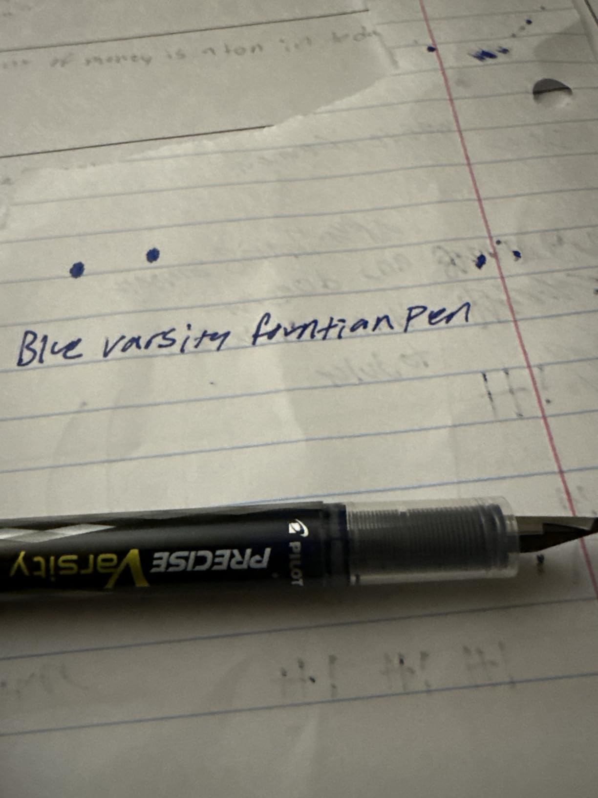 Pilot Varsity Disposable Fountain Pens, Blue Ink, Medium Point, Pack of 6 customer photo 1