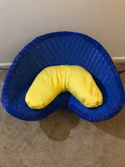 Hugger Mugger V-Shaped Meditation Cushion - Provides Support in Cross-Legged Sitting, Promotes Healthy Posture, Handmade in The USA customer photo 2