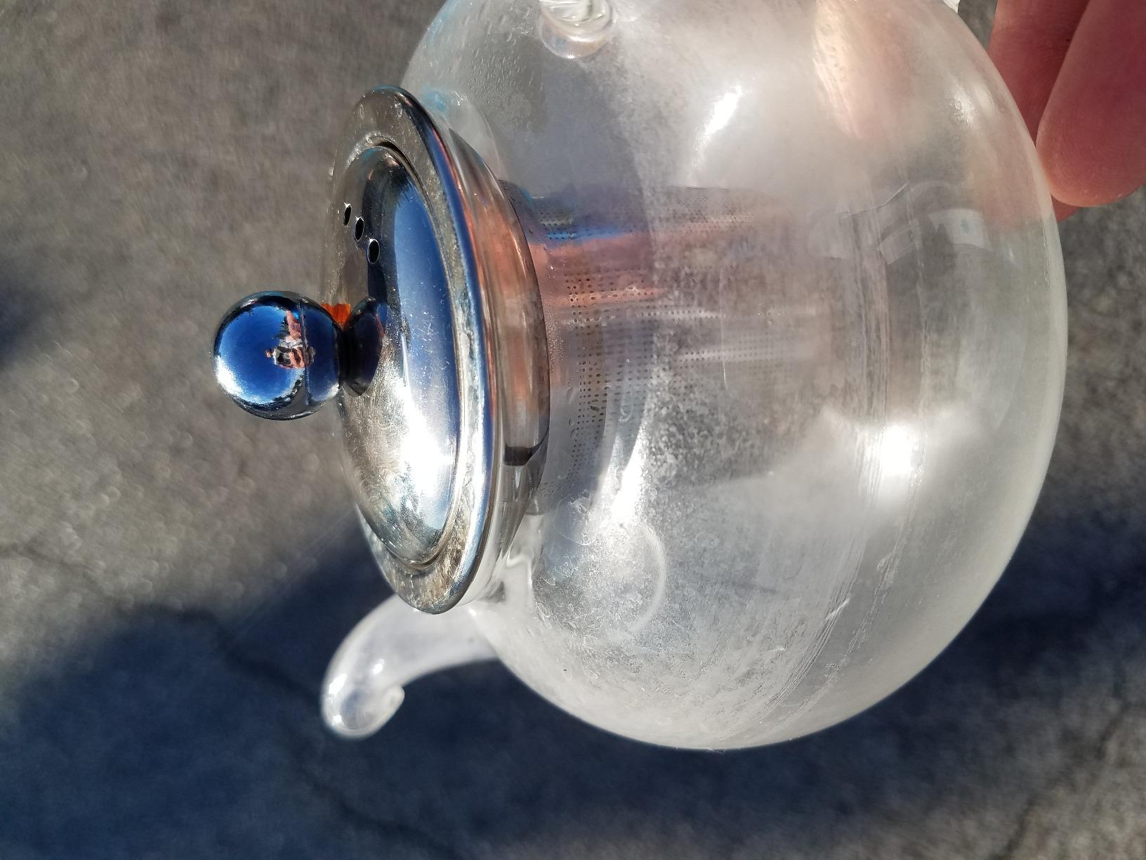 Hiware Glass Teapot with Stainless Steel Infuser & Lid, Borosilicate Glass Tea Pot Stovetop Safe, Blooming & Loose Leaf Teapots, 27 Oz customer photo 1