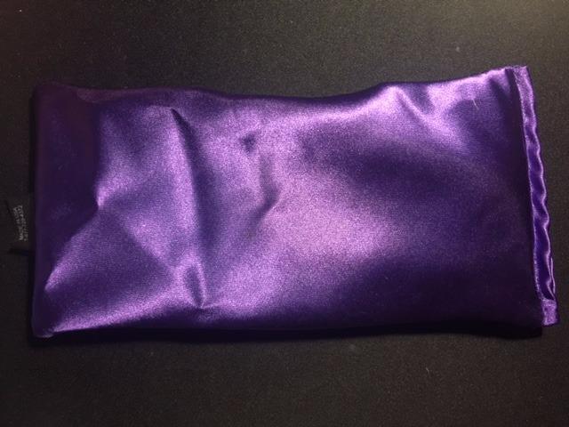 Lavender Eye Pillow - Hot Cold Weighted Eye Pillows for Relaxation, Sleep, Stress, Migraine Relief, Yoga - Aromatherapy Gifts for Women, Birthday, Teachers, Made in USA by Happy Wraps - Amethyst customer photo 1