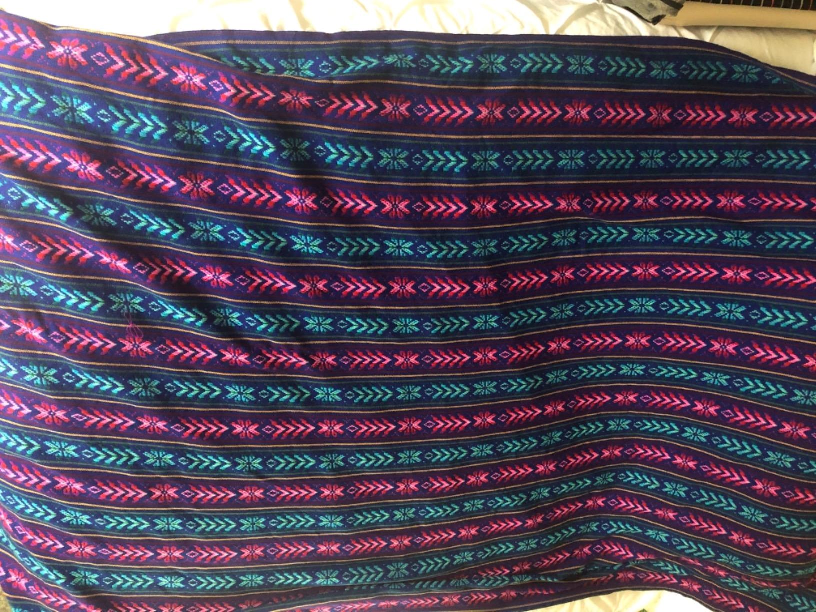 Del Mex Mexican Rebozo Shawl Blanket Doula customer photo 2